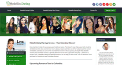 Desktop Screenshot of medellindating.com